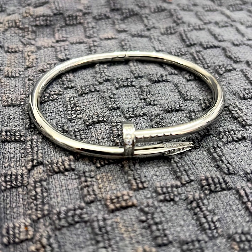 Silver Nail bracelet